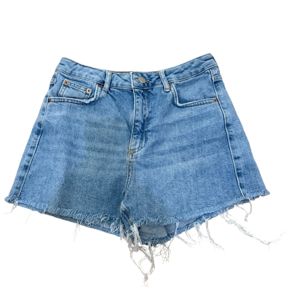Topshop Light Blue Jean Shorts